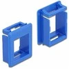 Delock Keystone Halterung für Gehäuse 4 Stück blau