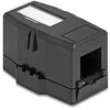Delock Keystone Leergehäuse 1 Port mit magnetischer Unterseite, juodas