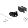 Delock Keystone Leergehäuse 1 Port mit magnetischer Unterseite, juodas
