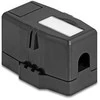 Delock Keystone Leergehäuse 1 Port mit magnetischer Unterseite, juodas