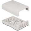 Delock Keystone Leergehäuse Aufputz 4 Port für Glasfaser und Netzwerk baltas