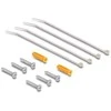 Delock Keystone Leergehäuse Aufputz 6 Port für Glasfaser und Netzwerk baltas