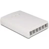 Delock Keystone Leergehäuse Aufputz 6 Port für Glasfaser und Netzwerk baltas