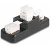 Delock Keystone LSA Set mit Auflegehalterung RJ45 / RJ11 Cat.6 juodas