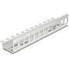 Delock Keystone Metall Halterung 12 Port für Hutschienen und Wandmontage