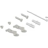 Delock Keystone Metall Halterung 12 Port für Hutschienen und Wandmontage