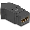 Delock Keystone Modul HDMI Einbaubuchse zu HDMI Buchse 45° gewinkelt 8K 60 Hz juodas