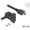 HDMI Keystone modulis su 30 cm kampiniu kabeliu