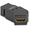 Delock Keystone Modul HDMI Einbaubuchse zu HDMI Buchse 45° gewinkelt 8K 60 Hz juodas