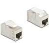 Delock Keystone Modul Kupplung RJ45 Buchse zu RJ45 Buchse Cat.6A geschirmt