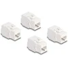 Delock Keystone Modul RJ45 Buchse Cat.6A UTP 4 Stück