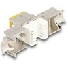 Delock Keystone Modul RJ45 Buchse zu LSA Cat.6A werkzeugfrei gelb Set 10 Stück