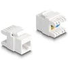 Delock Keystone Modul RJ45 Buchse zu LSA Cat.6A werkzeugfrei mini