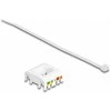 Delock Keystone Modul RJ45 Buchse zu LSA Cat.6A werkzeugfrei mit blauer Staubschutzkappe