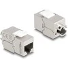 Delock Keystone Modul RJ45 Buchse zu LSA Cat.6A Slim werkzeugfrei