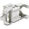 Delock Keystone Modul RJ45 Buchse zu LSA Cat.6A geschirmt werkzeugfrei mit Staubschutzklappe