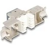 Delock Keystone Modul RJ45 Buchse zu LSA Cat.6A werkzeugfrei grau Set 10 Stück