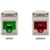 Delock Keystone Modul RJ45 Buchse zu LSA Cat.6A mit LED
