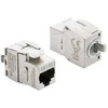 Delock Keystone Modul RJ45 Buchse zu LSA Cat.6A werkzeugfrei geschirmt Metall sidabrinis / baltas