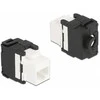 Delock Keystone Modul RJ45 Buchse zu LSA Cat.6A 180° werkzeugfrei
