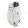 Delock Keystone Modul RJ45 Buchse zu LSA Cat.6A 45° gewinkelte Buchse geschirmt 90° Kabelführung werkzeugfrei Metall