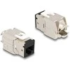 Delock Keystone Modul RJ45 Buchse zu LSA Cat.6A werkzeugfrei juodas Set 10 Stück