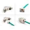 Delock Keystone Modul RJ45 Buchse zu LSA Cat.6A werkzeugfrei baltas Set 10 Stück