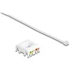 Delock Keystone Modul RJ45 Buchse zu LSA Cat.6A Slim werkzeugfrei