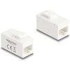 Delock Keystone Modul RJ45 Buchse zu RJ45 Buchse Cat.6A UTP baltas
