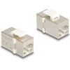 Delock Keystone Modul RJ45 Buchse zu RJ45 Buchse Cat.6 FTP