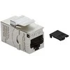 Delock Keystone Modul RJ45 Buchse zu RJ45 Buchse Cat.6A mit Staubschutzkappe