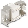 Delock Keystone Modul Slim RJ45 Buchse zu LSA Cat.6A geschirmt 180° werkzeugfrei