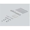 „DeLOCK Keystone“ komutacinė panelė, 6 prievadų, juoda, juoda, metalinė, 112,5 mm, 123,5 mm, 45,2 mm