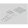 Delock Keystone Patchpanel 8 Port grau