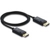 Kabelis Delock DisplayPort - DisplayPort 1 m juoda (81671)