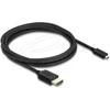 Delock Koaxiales High Speed HDMI Kabelis HDMI Stecker zu Micro HDMI Stecker 8K 60 Hz 3 m