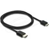 Delock Koaxiales High Speed HDMI Kabelis HDMI Stecker zu Mini HDMI Stecker 8K 60 Hz 1 m
