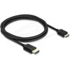 Delock Koaxiales High Speed HDMI Kabelis HDMI Stecker zu Mini HDMI Stecker 8K 60 Hz 2 m