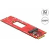 Delock Konverter EDSFF E1.S zu M.2 Key M Slot NVMe