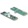 Delock Konverter M.2 Key B+M Stecker zu 2 x USB 5 Gbps Typ-A Buchse mit 50 cm Kabelis