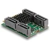 Delock Konverter M.2 Key B+M Stecker zu 4 x SATA Stecker mit RAID und HyperDuo