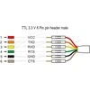 Delock Konverter USB 2.0 Typ-A zu UART TTL (3,3 V) Schnittstelle mit 6 x Pfostenstecker TX/RX/CTS/RTS und 3,3 V Ausgangsspannung 1,8 m