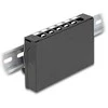 Delock Leergehäuse 6 Port für Keystone RJ-Module juodas - zur Montage an Tisch, Wand oder Hutschiene