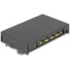 Delock Leergehäuse 6 Port für Keystone RJ-Module juodas - zur Montage an Tisch, Wand oder Hutschiene