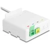 Delock LWL Anschlussdose 2 x SC/APC Simplex mit Verlegekabel Set 30 m