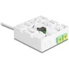 Delock LWL Anschlussdose 2 x SC/APC Simplex mit Verlegekabel Set 30 m