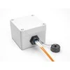 Delock LWL Einbaubuchse LC Duplex zu LC Duplex mit Verschlusskappe Singlemode IP68 staub- und wasserdicht