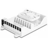 Delock LWL FTTH Indoor Verteilerbox zur Wandmontage 8 Port baltas