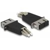 Delock LWL Hybrid Kupplung LC Duplex Stecker zu SC Duplex Buchse beige