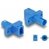 Delock LWL Hybrid Kupplung LC Simplex Buchse zu ST Simplex Buchse blau